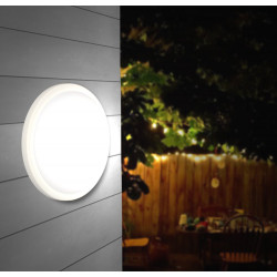 Applique Interieur/Exterieur MERIBEL 18W 1600lm Detecteur de Mouvement Blanc Neutre - Arlux Lighting