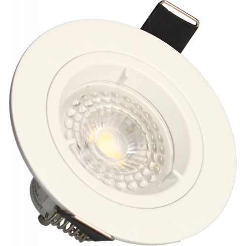 Lot 3 Spots blanc encastrables Fixes SAPHYR GU10 5W 380lm Blanc Neutre - Arlux Lighting