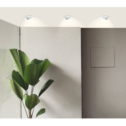 Lot 3 Spots blanc encastrables Orientables SAPHYR GU10 5W 380lm Blanc Neutre - Arlux Lighting