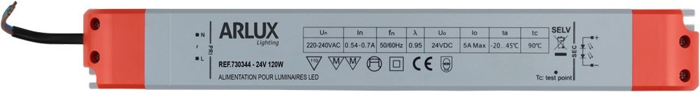 DRIVER LED PULSE 24V 120W/5A/pour STRIP LED PULSE jusqu'à 10m