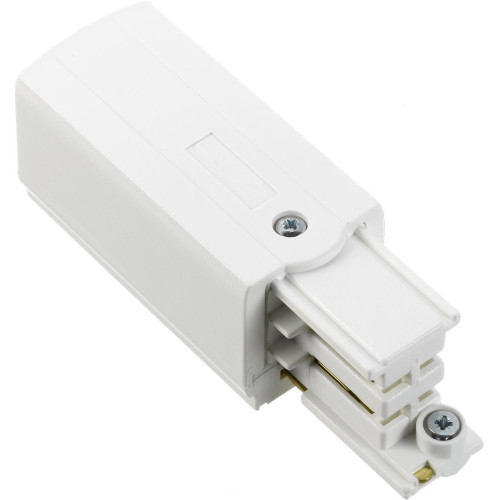 Interconnecteur Saillie Blanc - Alimentation pour Spot sur Rail 3 Allumages - Arlux Lighting