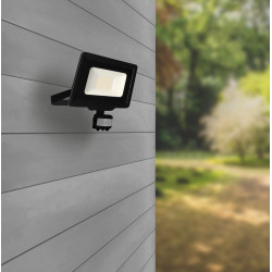 Projecteur Mural KREON 20W 1700lm - Detecteur de Mouvement - Noir - Arlux Lighting