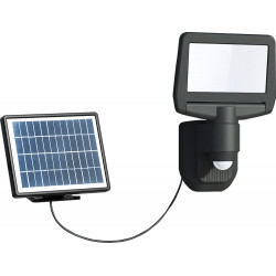 Projecteur Solaire FLOOD 15W 1000lm - Noir - Detecteur de Mouvement - Arlux Lighting