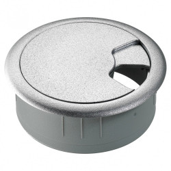 1 passe-fils plastique HETTICH gris métallisé de marque HETTICH, référence: B5729300