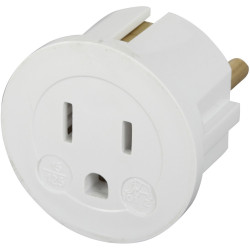 Adaptateur Etats-Unis vers Europe sans terre 701970 DEBFLEX de marque DEBFLEX, référence: B5732600