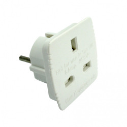 Adaptateur Grande-Bretagne vers France avec terre ZENITECH de marque ZENITECH, référence: B5733100