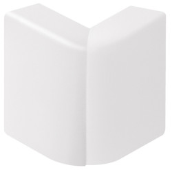 Angle extérieur blanc pour plinthe, H.8 x P.2 cm - TEHALIT