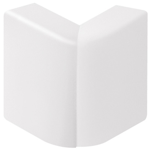 Angle extérieur blanc pour plinthe, H.8 x P.2 cm - TEHALIT