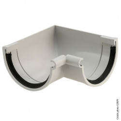 Angle intérieur à joint pvc gris GIRPI, Dév.33 cm de marque GIRPI, référence: B5736200