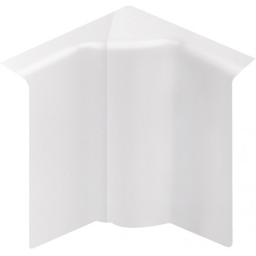 Angle intérieur blanc pour plinthe, H.11.5 x P.5.5 cm - TEHALIT