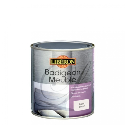 Badigeon Meuble LIBERON blanc coton mat 0.5 l - LIBERON