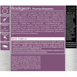 Badigeon Poutres et boiseries LIBERON, bois grisé mat, 1 l - LIBERON