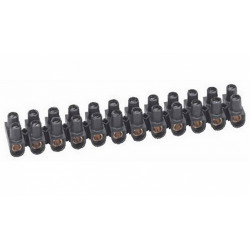 Barrette de 12 dominos électriques, 25 mm² pour rigide et souple LEGRAND de marque LEGRAND, référence: B5746900