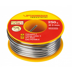 Bobine pour brasure etain / cuivre, 100 g, GEB