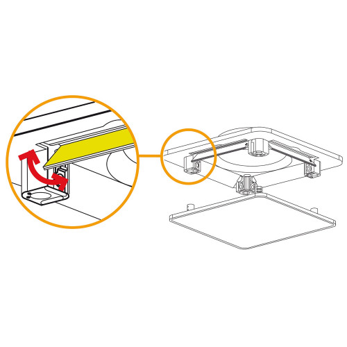 Bouche d'extraction et d'insufflation design BDO 125 - Ø 125 mm - S&P