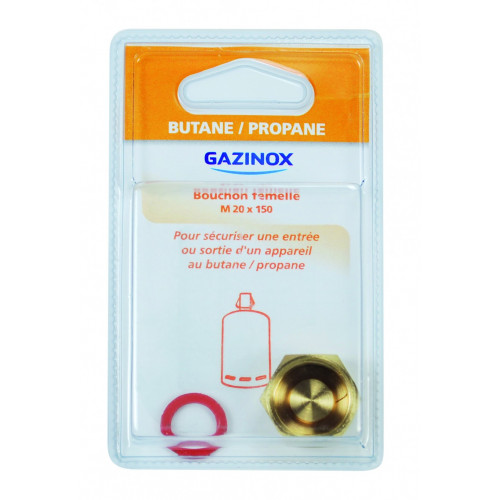 Bouchon gaz pour gaz butane / propane, Femelle, GAZINOX - GAZINOX