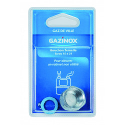 Bouchon gaz pour gaz naturel, Femelle, GAZINOX - GAZINOX