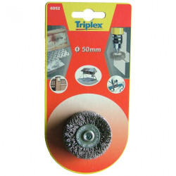 Brosse circulaire perceuse pour métal TIVOLY, Diam.50 mm - TIVOLY