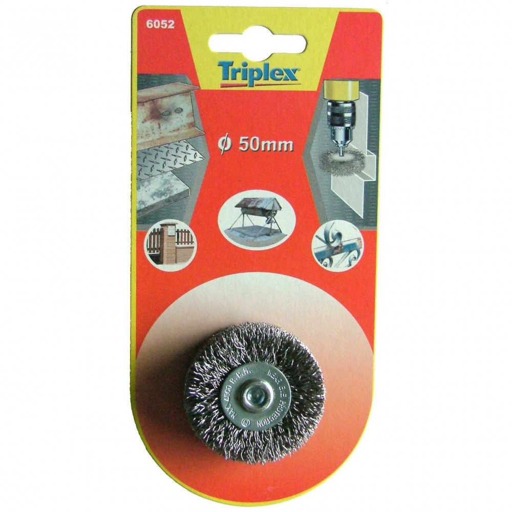 Brosse circulaire perceuse pour métal TIVOLY Diam.50 mm