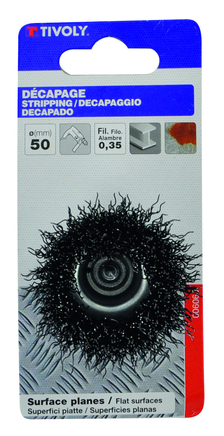Brosse à Polir Tivoly Nylon M14 - Pour Polisseuse à Bois - Neuf Original