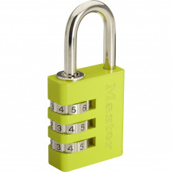 Cadenas à combinaison MASTER LOCK aluminium, l.30 mm - MASTER LOCK