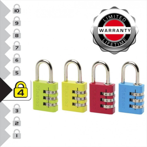 Cadenas porte-adresse 30 mm MasterLock, tous les services généraux.