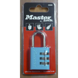 Cadenas à combinaison MASTER LOCK aluminium, l.30 mm - MASTER LOCK