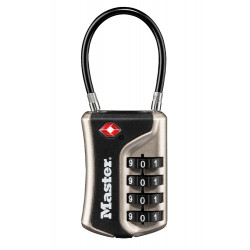 Cadenas à combinaison MASTER LOCK zinc, l.35 mm de marque MASTER LOCK, référence: B5765000