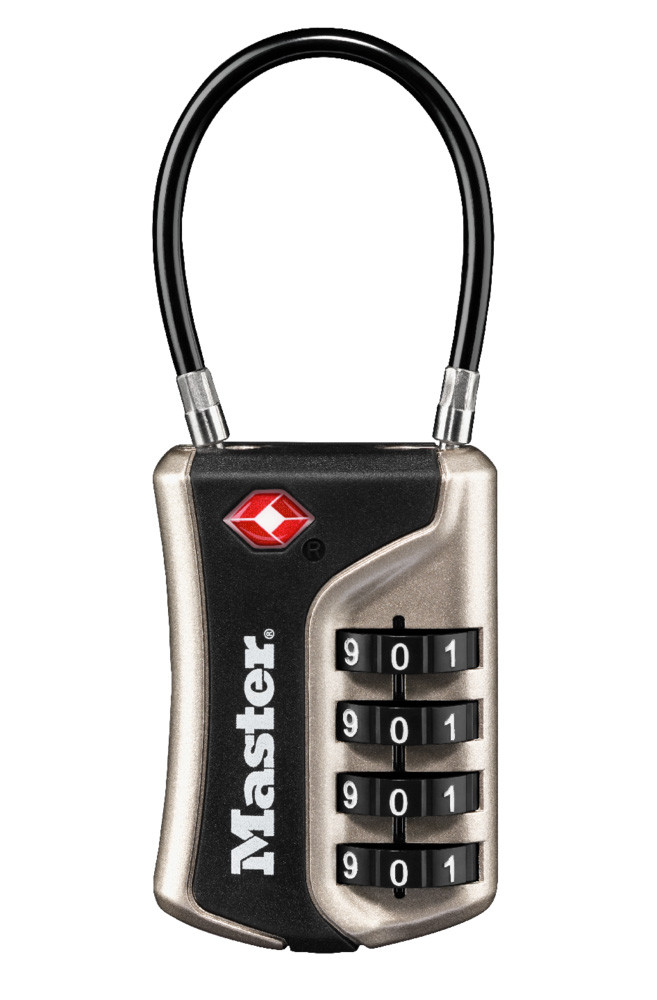 Cadenas à combinaison programmable zinc nickelé largeur 35 mm - vue 2