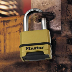 Cadenas à combinaison MASTER LOCK zinc, l.51 mm - MASTER LOCK