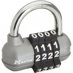 Cadenas à combinaison MASTER LOCK zinc, l.59 mm - MASTER LOCK