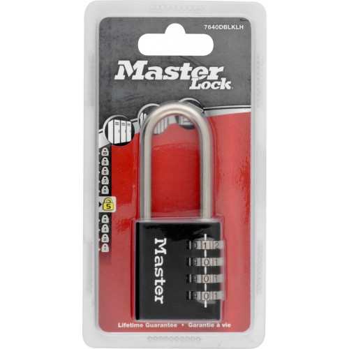 Master Lock Cadenas à combinaison MASTERLOCK aluminium, l.40 mm