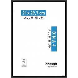 Cadre Accent, 21 x 29.7 cm, noir - NIELSEN
