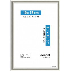 Cadre Nickel, 10 x 15 cm, gris de marque NIELSEN, référence: B5767000