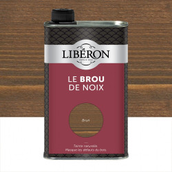 Brou de noix LIBERON, 0.5 l, brun foncé de marque LIBERON, référence: B5771900