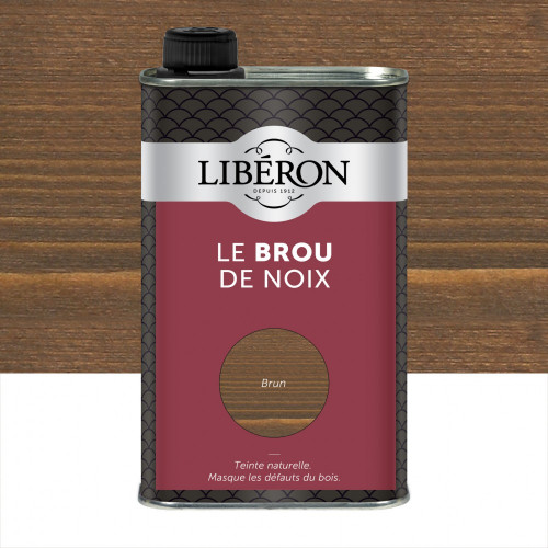 Brou de noix LIBERON, 0.5 l, brun foncé - LIBERON