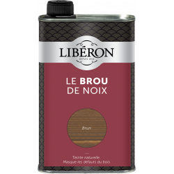 Brou de noix LIBERON, 0.5 l, brun foncé - LIBERON