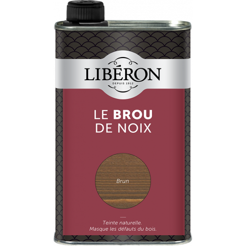 Brou de noix LIBERON, 0.5 l, brun foncé - LIBERON