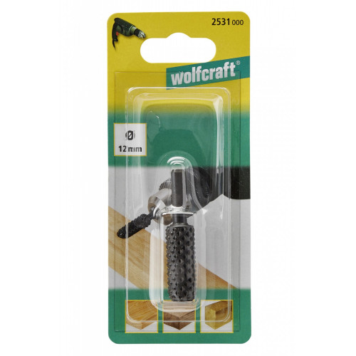 1 râpe de profilage cylindrique bombée Diam.12 mm WOLFCRAFT 2531000 - WOLFCRAFT