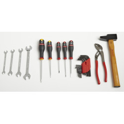 Boîte à outils en plastique + 18 outils FACOM TBX1M.PG - FACOM