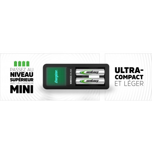 Mini chargeur de piles rechargeables Energizer