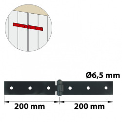 Emuca Lot de 20 charnières droite pour X91 avec fermeture souple et cales  de montage mixtes, Diamètre 5x9.5mm, Hauteur 0, Acier, Nickelé