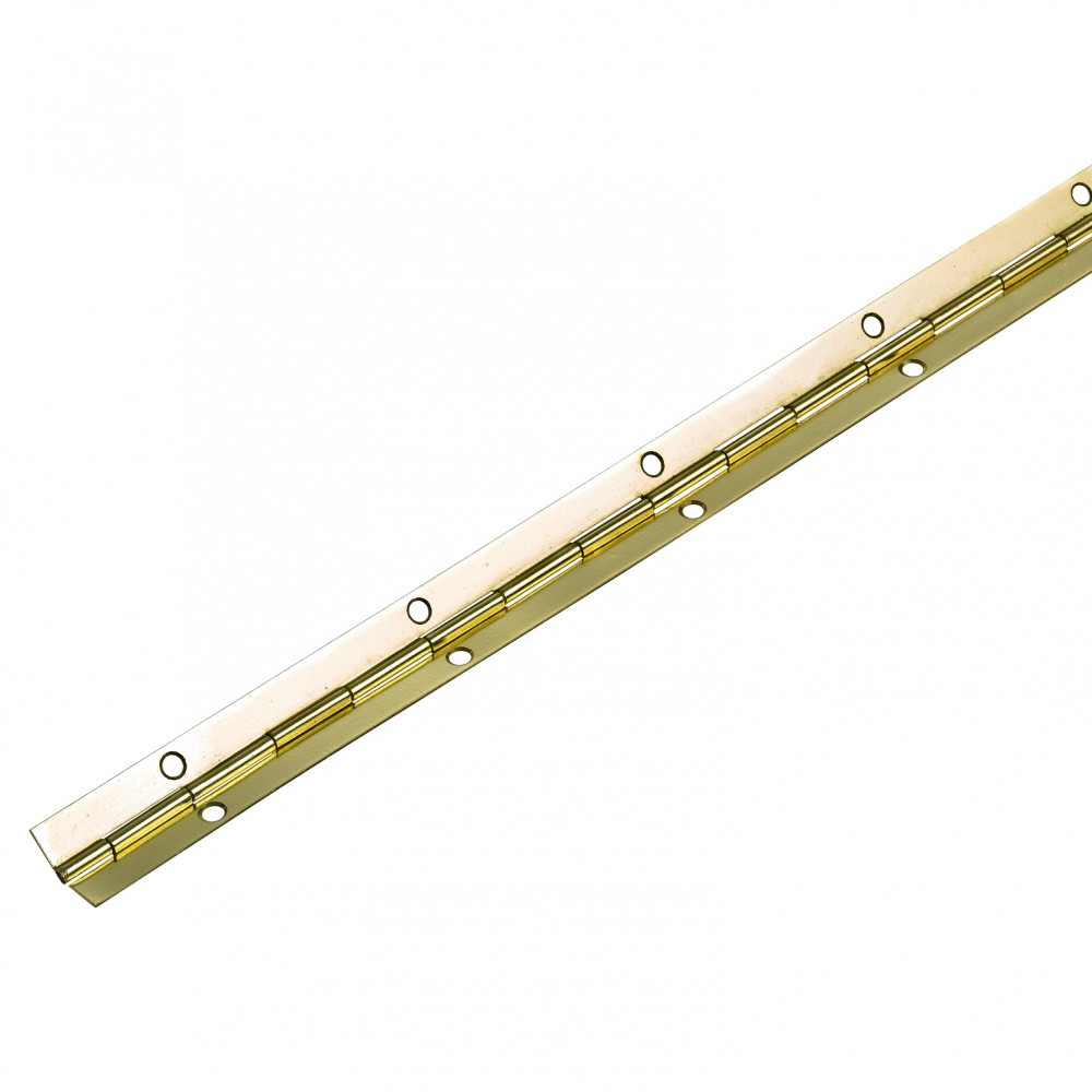 Charnière piano acier pour meuble, L.900 x l.20 mm