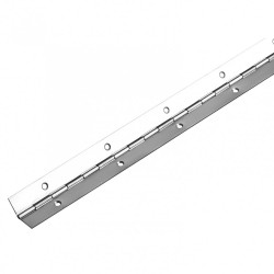 Charnière piano inox pour meuble, L.600 x l.32 mm de marque HETTICH, référence: B5778400