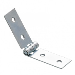 Charnière universelle acier pour lit, L.22 x l.100 mm de marque HETTICH, référence: B5778700