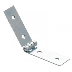 Charnière universelle acier pour lit, L.22 x l.120 mm de marque HETTICH, référence: B5778800