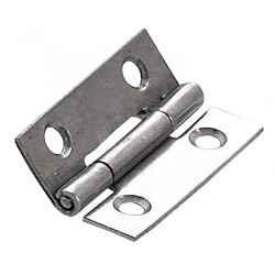 Charnière universelle inox pour meuble, L.30 x l.19 mm - HETTICH