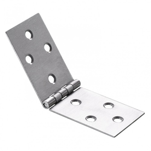 Charnière universelle inox pour meuble, L.40 x l.120 mm - HETTICH