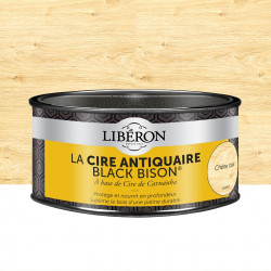 Cire en pâte meuble et objets Antiquaire black bison® LIBERON, chêne clair 0.5 l de marque LIBERON, référence: B5785200