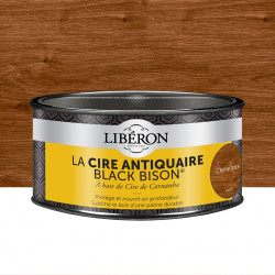 Cire en pâte meuble et objets Antiquaire black bison® LIBERON, chêne foncé 0.5 l de marque LIBERON, référence: B5785300